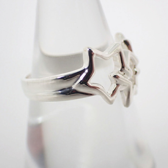 TIFFANY 925 Triple Star Ring size 9.5